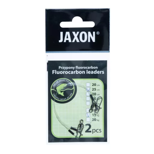 Jaxon fluorocarbon leader 15 kg 20 cm fluorocarbon előke