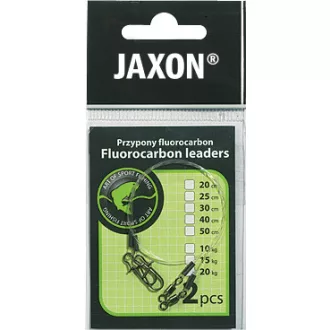   Jaxon Fluorocarbon Jerk 20 kg 0,6 mm 30 cm ragadozóhalas előke 2 db/csomag