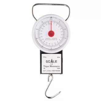   Jaxon 22 kg fémszínű fogantyús horgászmérleg 100 cm mérőszalaggal