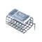Jaxon nyitott szögletes feeder etetőkosár 25 × 32 × 56 mm 100 g fekete 1 db