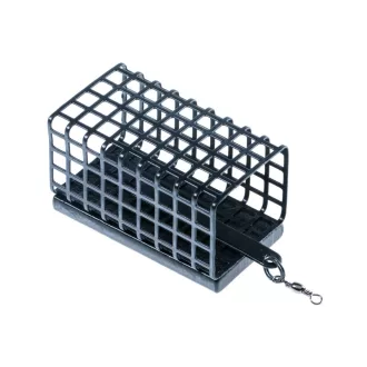   Jaxon EKO nyitott szögletes feeder etetőkosár 25 × 30 × 57 mm 80 g fekete 1 db