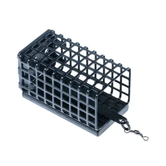   Jaxon EKO zárt szögletes feeder etetőkosár 25 × 30 × 37 mm 20 g fekete 2 db
