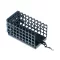 Jaxon EKO zárt szögletes feeder etetőkosár 25 × 30 × 44 mm 70 g fekete 1 db
