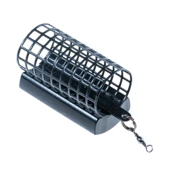  Jaxon EKO nyitott kerek feeder etetőkosár 25 × 40 mm 60 g fekete 1 db