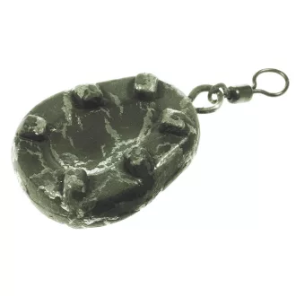 Jaxon Camo tüskés körte forgós végólom 70 g zöld