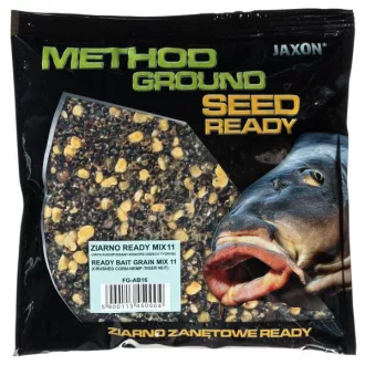   Jaxon Seed Mix 11 Roppantott Kukorica-kender-tigrismogyoró horgászmag 500 g