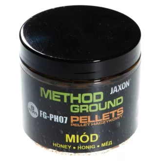   Jaxon Method Ground Hook Pellets Honey (méz) 8 mm 100 g horogpellet