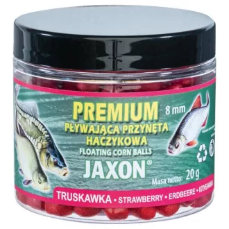 Jaxon Corn Balls Bait-strawberry 8 mm pufi 20 g