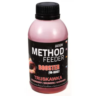   Jaxon Booster Method Feeder Strawberry (eper) 350 g folyékony aroma