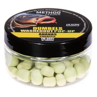   Jaxon Dumbels Washedout Method Feeder Pineapple (ananász) 8/10 mm 30 g pop-up csali