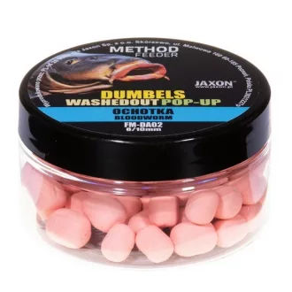   Jaxon Dumbels Washedout Method Feeder Bloodworm (szúnyoglárva) 8/10 mm 30 g pop-up csali