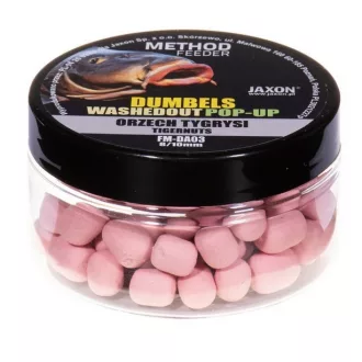   Jaxon Dumbels Washedout Method Feeder Tigernuts (tigrismogyoró) 8/10 mm 30 g pop-up csali