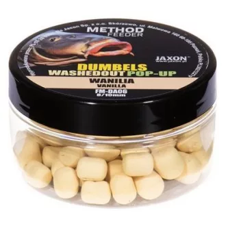  Jaxon Dumbels Washedout Method Feeder Vanilla (vanília) 8/10 mm 30 g pop-up csali