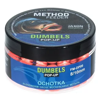   Jaxon Dumbels Method Feeder Bloodworm (szúnyoglárva) 8/10 mm 30 g pop-up csali