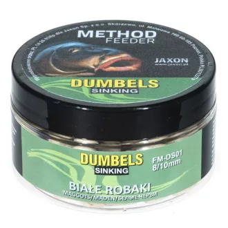   Jaxon Dumbels Sinking Method Feeder Maggots (csonti) 8/10 mm 50 g wafter csali