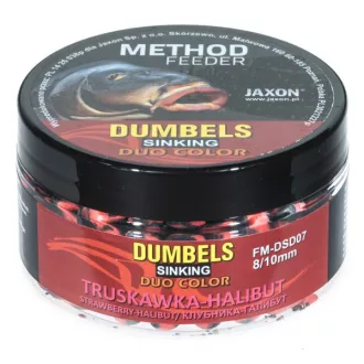   Jaxon Dumbels Duo Color Sinking Method Feeder Eper Halibut 8/10 mm 50 g wafter csali