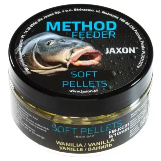   Jaxon Soft Pellets Vanilla (vanília) 8/10 mm 50 g horogpellet
