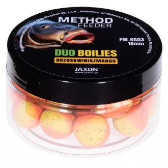 Jaxon Duo- Method Feeder Barack Mangó 16 mm 40 g horogbojli