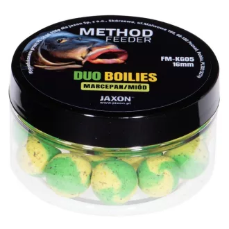   Jaxon Duo- Method Feeder Marcipán Méz 16 mm 40 g horogbojli