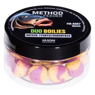   Jaxon Duo- Method Feeder Tigrismogyoró Kukorica 16 mm 40 g horogbojli