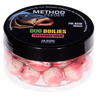 Jaxon Duo- Method Feeder Eper Krém 16 mm 40 g horogbojli