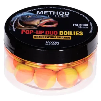   Jaxon Duo- Method Feeder Peach Mango (barack-mangó) 16 mm 40 g pop-up csali