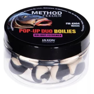   Jaxon Duo- Method Feeder Halibut Garlic (halibut-fokhagyma) 16 mm 40 g pop-up csali