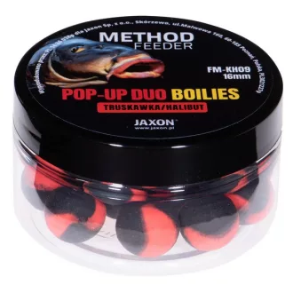   Jaxon Duo- Method Feeder Strawberry Halibut (eper-halibut) 16 mm 40 g pop-up csali