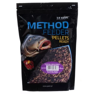   Jaxon Pellets Method Feeder Ready Szúnyoglárva Csonti 2 mm 500 g etetőpellet