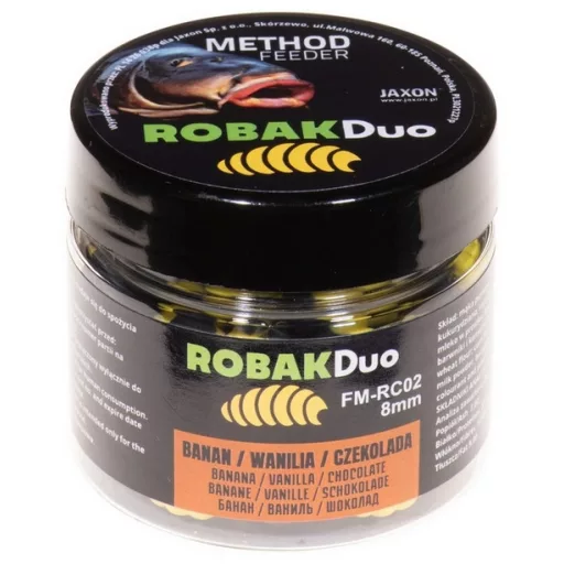 Jaxon Robak Duo (banán-csokoládé-vanília) 8 mm 25 g wafter csali