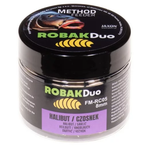 Jaxon Robak Duo (halibut fokhagyma) 8 mm 25 g wafter csali