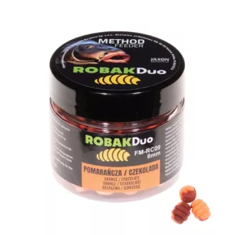 Jaxon Robak Duo (csoki narancs) 8 mm 25 g wafter csali