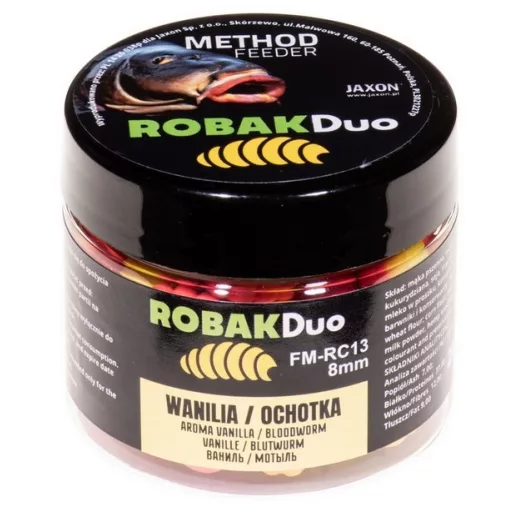 Jaxon Robak Duo (vanília szúnyoglárva) 8 mm 25 g wafter csali