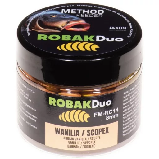 Jaxon Robak Duo (vanília scopex) 8 mm 25 g wafter csali