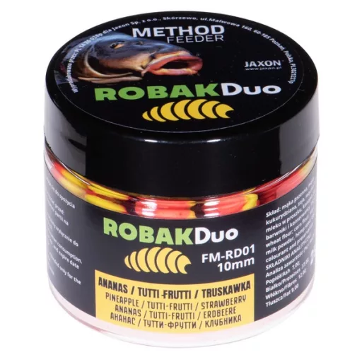 Jaxon Robak Duo (ananász tutti-frutti eper) 10 mm 25 g wafter csali