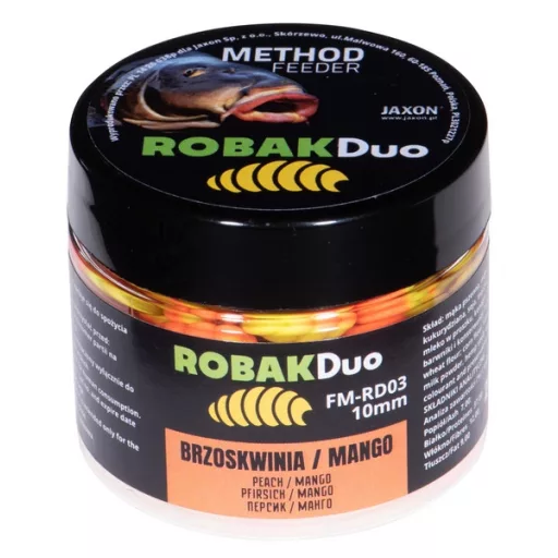 Jaxon Robak Duo (barack mangó) 10 mm 25 g wafter csali