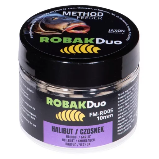 Jaxon Robak Duo (halibut fokhagyma) 10 mm 25 g wafter csali