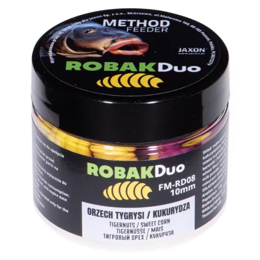 Jaxon Robak Duo (tigrismogyoró-kukorica) 10 mm 25 g wafter csali