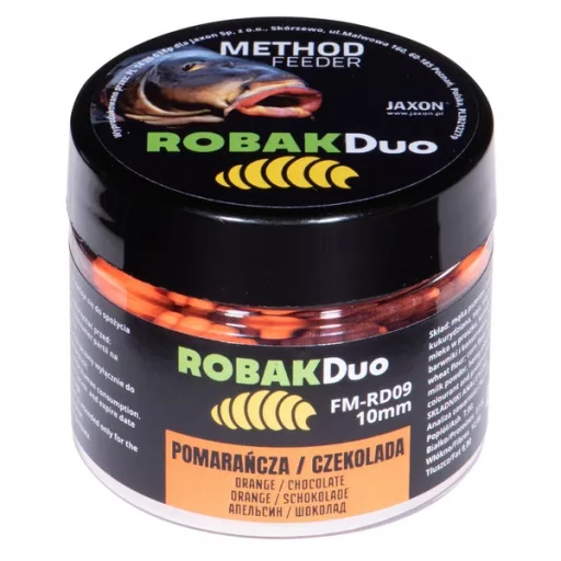 Jaxon Robak Duo (csoki-narancs) 10 mm 25 g wafter csali