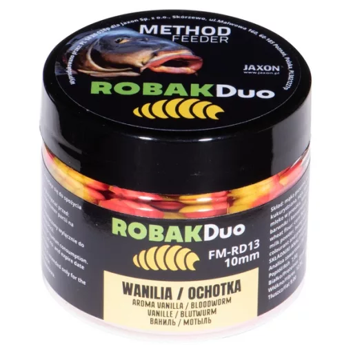Jaxon Robak Duo (vanília szúnyoglárva) 10 mm 25 g wafter csali
