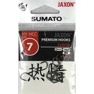   Jaxon Sumato Chinta fekete nikkel színű 2-es füles szakállas horog