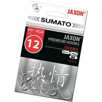   Jaxon Sumato Iseama fekete nikkel 10-es lapkás szakállas horog