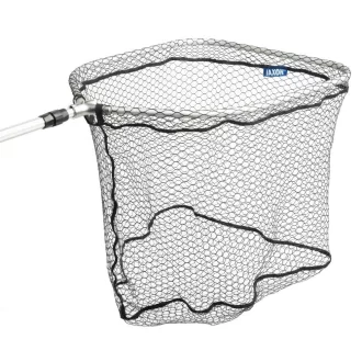   Jaxon Spinning SM 240 cm 2 részes 55 × 65 cm 18 mm gumírozott teleszkópos általános merítő
