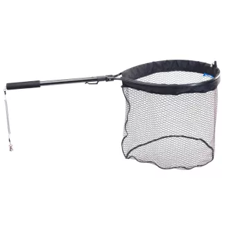   Jaxon Aqua Pro 100 cm 1 részes 40 × 50 cm 12 × 12 mm gumírozott lebegő rablóhalas merítő