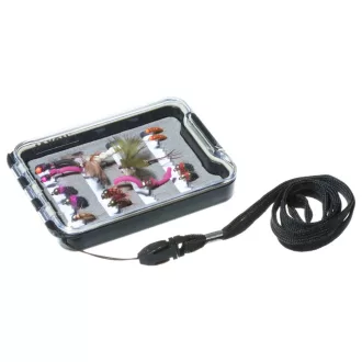   Jaxon FlyMax 2 egyoldalas hosszú bevágású szivacsbetéttel 11 × 8 × 3 cm műlegyes doboz