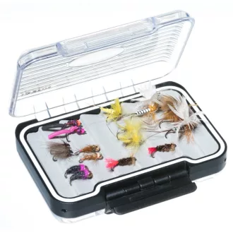   Jaxon FlyMax 2 kétoldalas hullámos szivacsbetéttel 11 × 8 × 4 cm műlegyes doboz