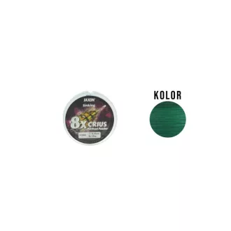   Jaxon Crius 8X Method Feeder Süllyedő Süllyedő 0,14 mm 10 m sötétzöld fonott előkezsinór