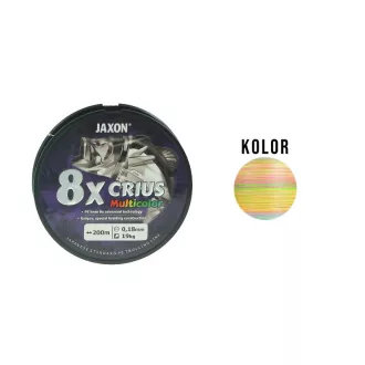   Jaxon Crius 8 × 0,22 mm 200 m többszínű fonott főzsinór