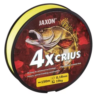   Jaxon Crius 4X Fluo 0,14 mm 150 m fluo sárga fonott főzsinór
