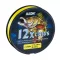 Jaxon Crius 12X Fluo 0,12 mm 150 m fluo sárga fonott főzsinór